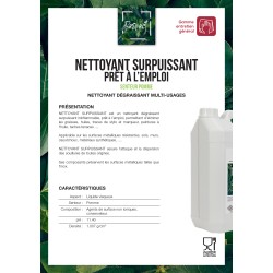Nettoyant Multi-Usage Parfum Pomme carton de 4 bidons de 5L