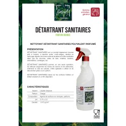 Détartrant sanitaires parfum orange carton de 15 pulvérisateurs en 750 ml